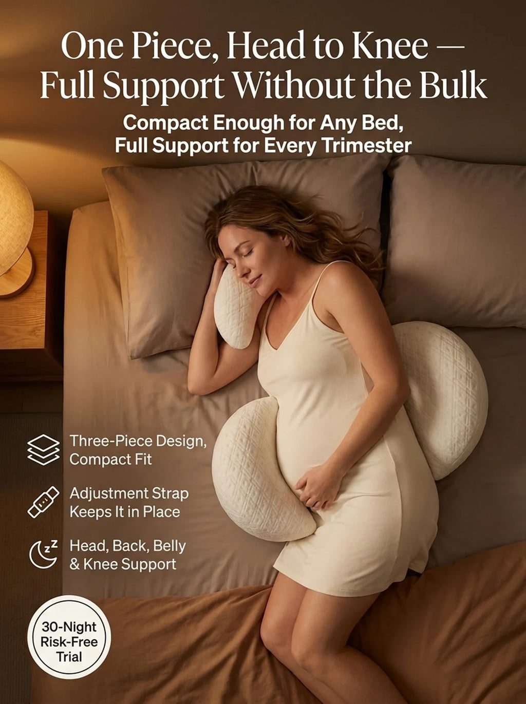 Nightbloom Compacted U-Shaped Pillow