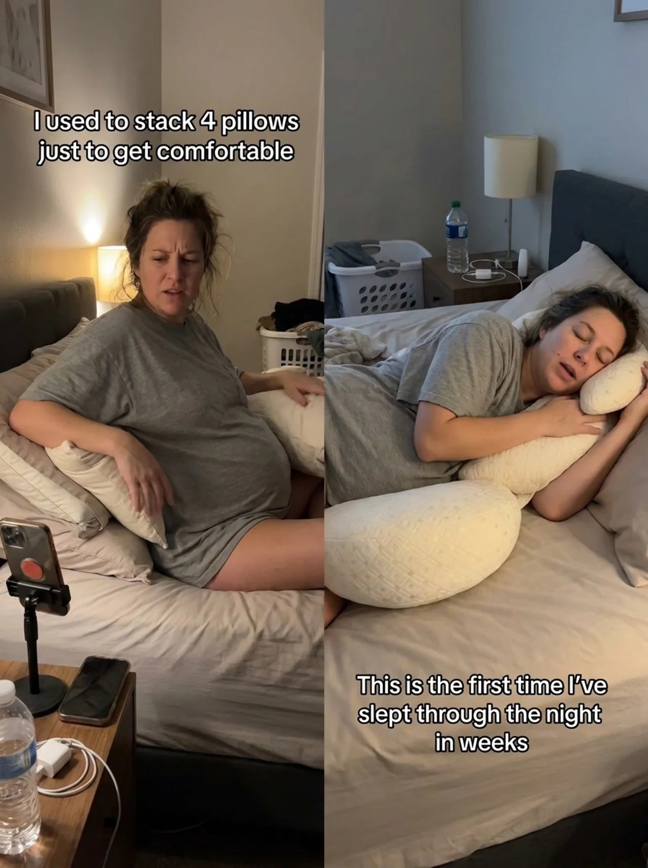 Can't Sleep Through the Night Anymore? The U-Shaped Pillow Built for Full-Body Support — By Trimester 3