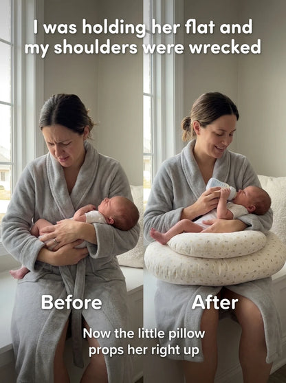 Recovering and Feeding at the Same Time? This Pillow Supports Your Body So You Can Focus on Baby