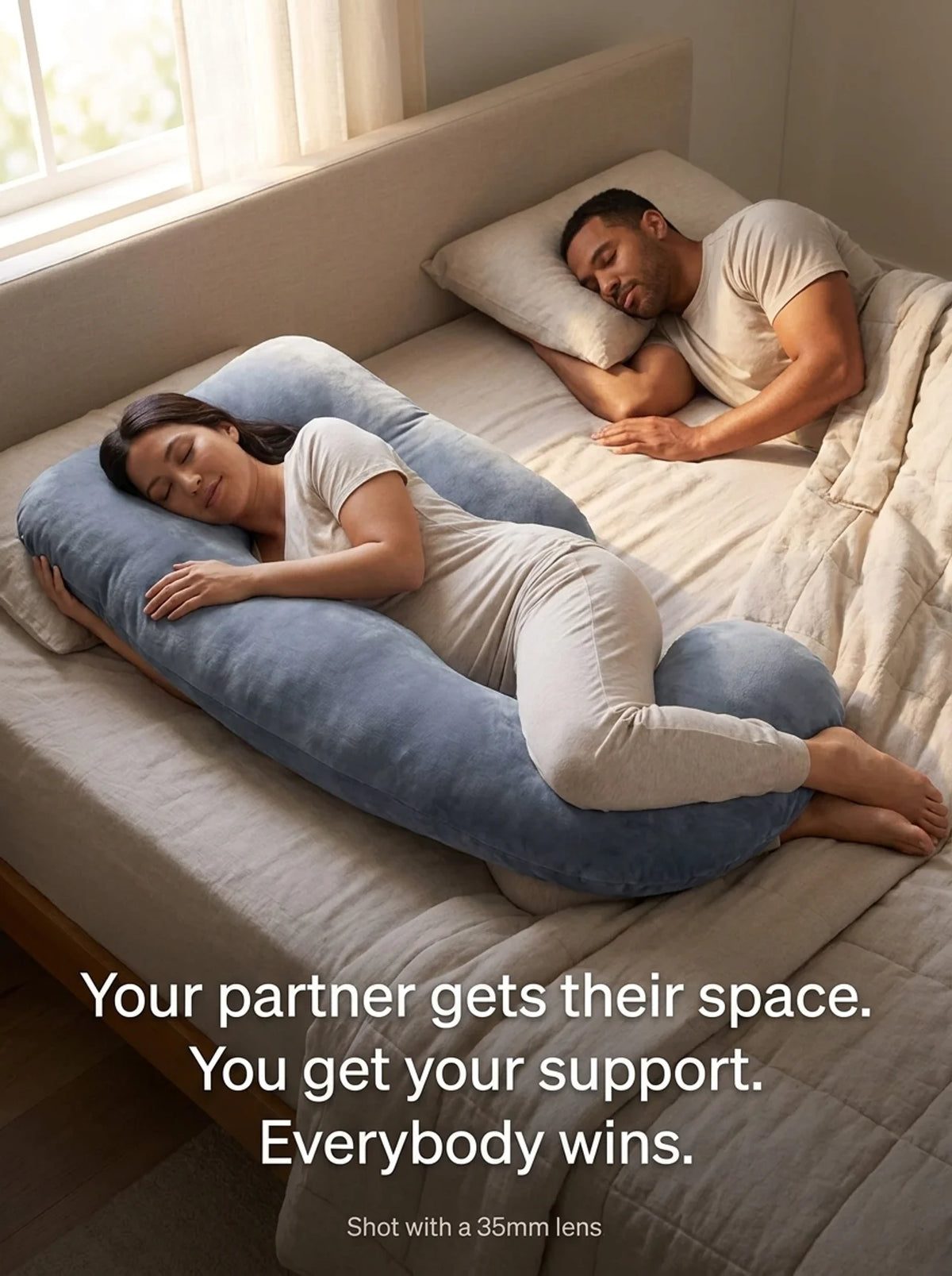 Less Pillow. More Bed.