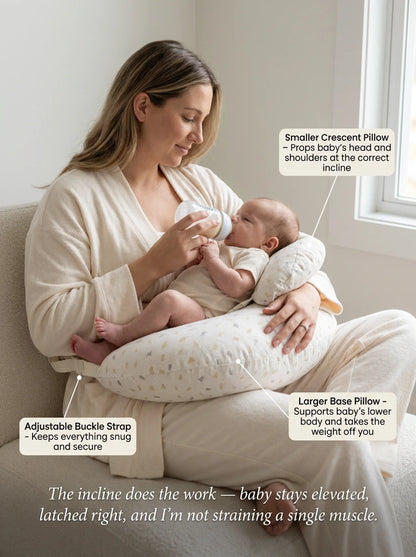 Recovering and Feeding at the Same Time? This Pillow Supports Your Body So You Can Focus on Baby