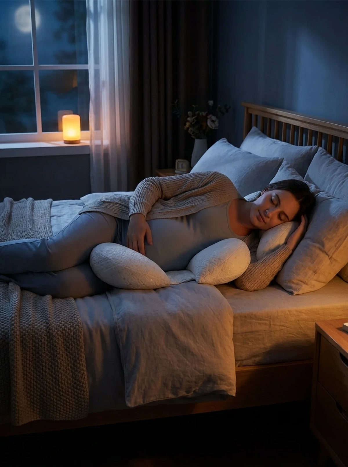 Nightbloom Compacted U-Shaped Pillow