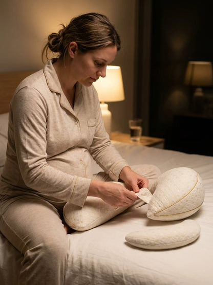 Can't Sleep Through the Night Anymore? The U-Shaped Pillow Built for Full-Body Support — By Trimester 3