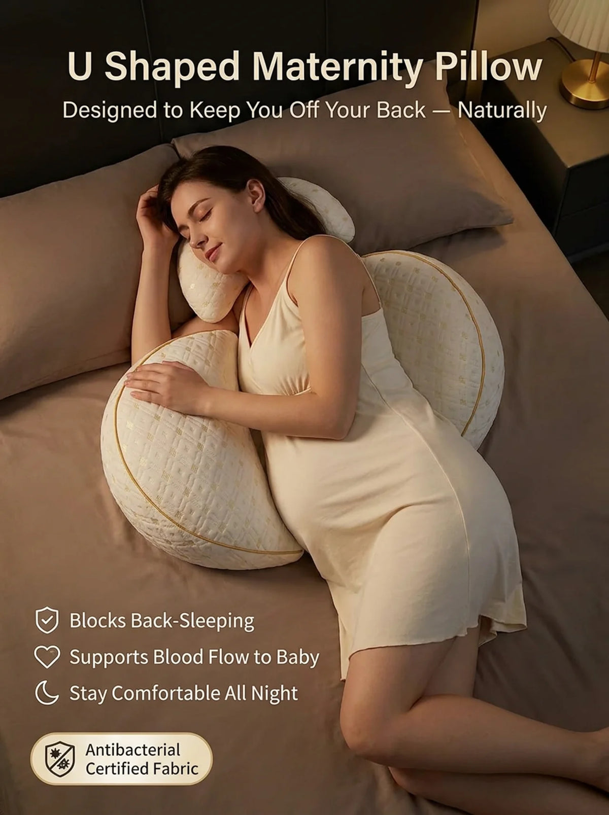 Nightbloom Compacted U-Shaped Pillow