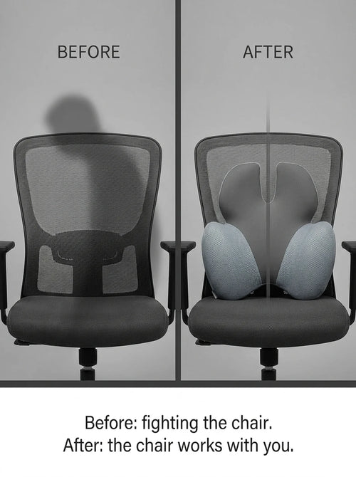 Nightbloom Memory Foam Lumbar Support Pillow