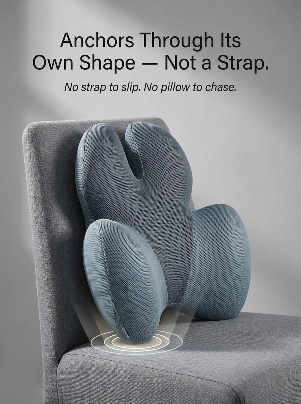 Nightbloom Memory Foam Lumbar Support Pillow