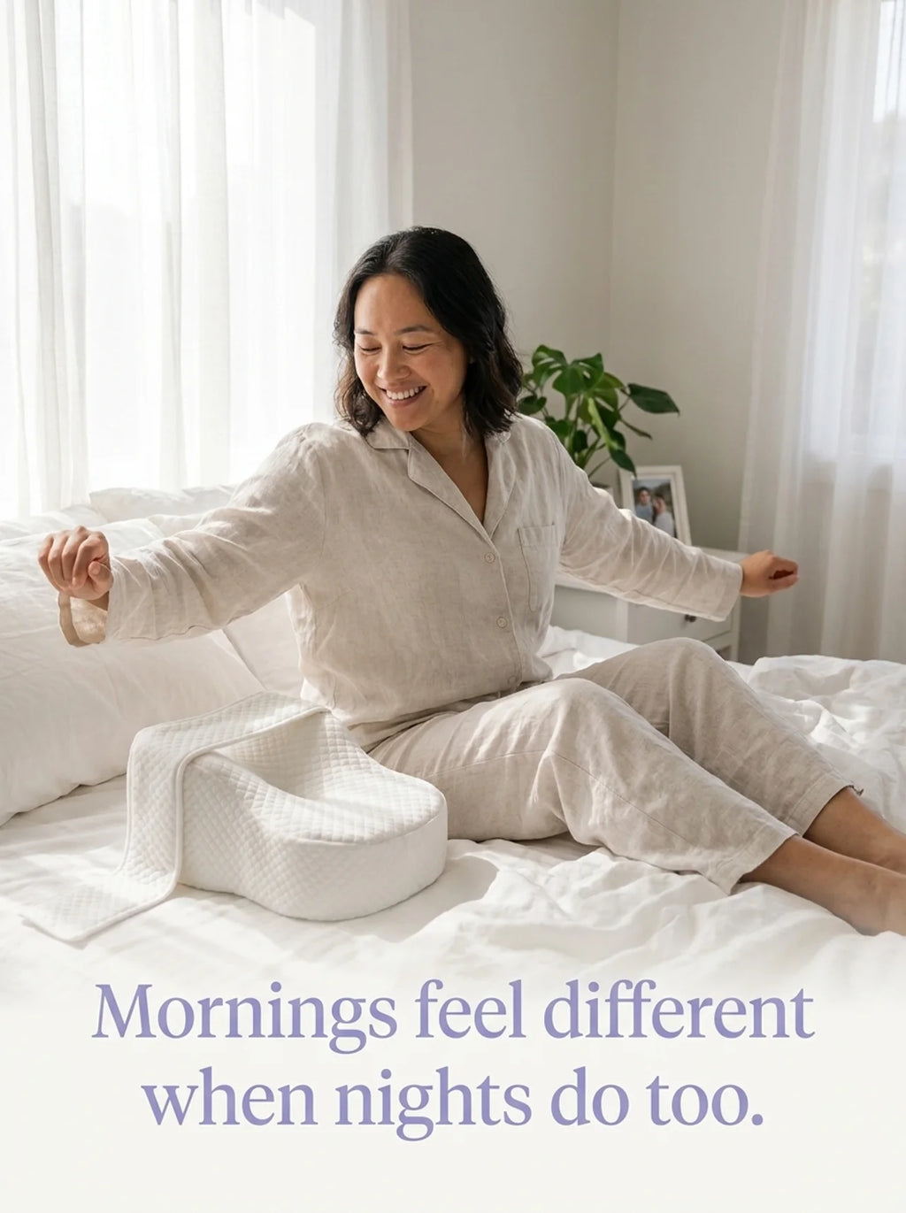 Nightbloom Contoured Knee Support Pillow